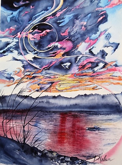 September on the Liard by Dianne Nelson